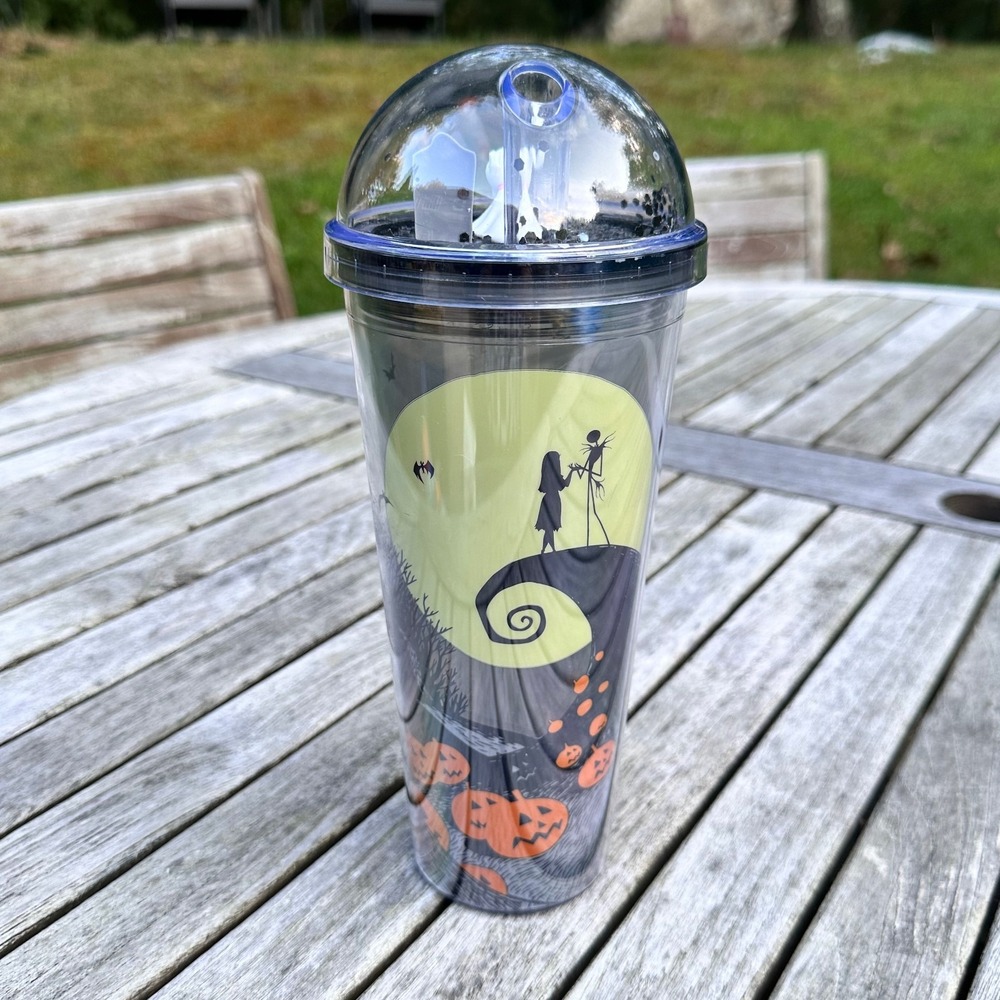The Nightmare Before Christmas 24oz Disney Tumbler Glitter Dome Acrylic